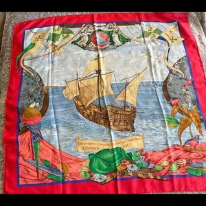 HERMES SCARF  Christophe Columbus